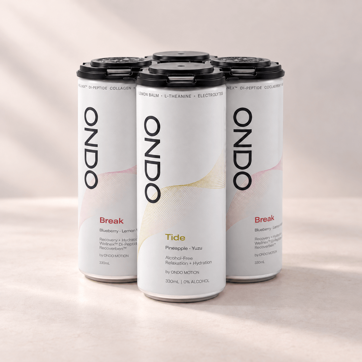 Mixed Pack – Tide + Break - Functional Beverage - Ondo Motion